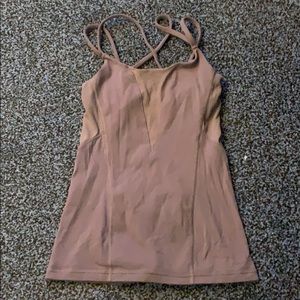 Strappy yoga top